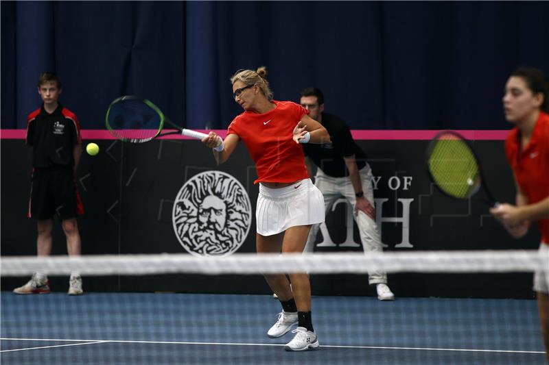 FED Cup, Hrvatska - Srbija, parovi