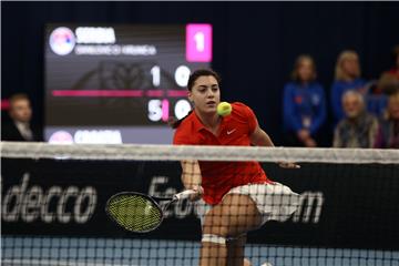 FED Cup, Hrvatska - Srbija, parovi