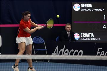 FED Cup, Hrvatska - Srbija, parovi